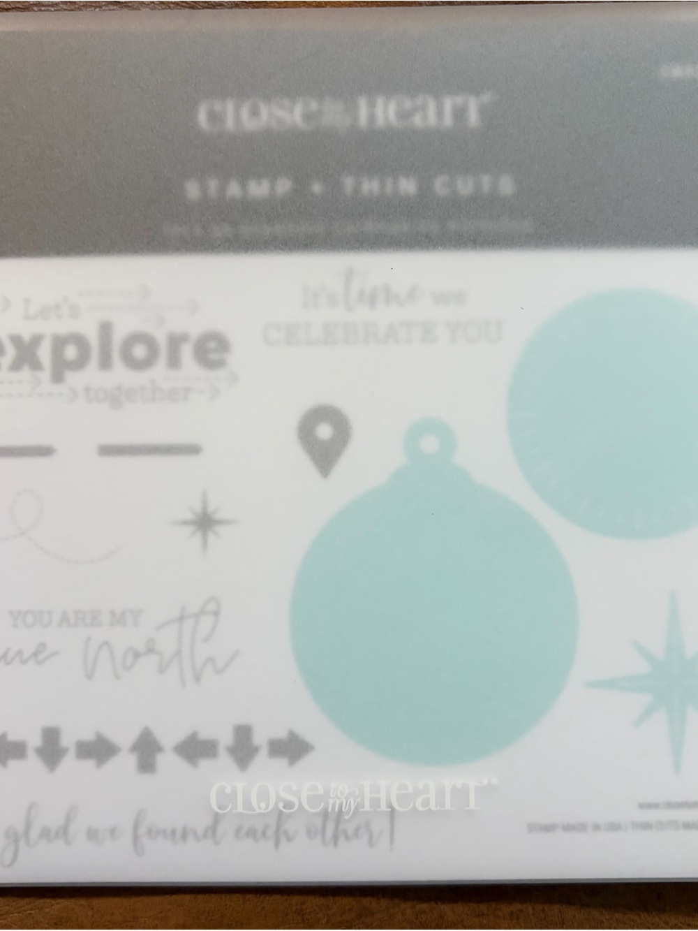 Let’s go anywhere close to my heart ctmh stamps and thin cuts